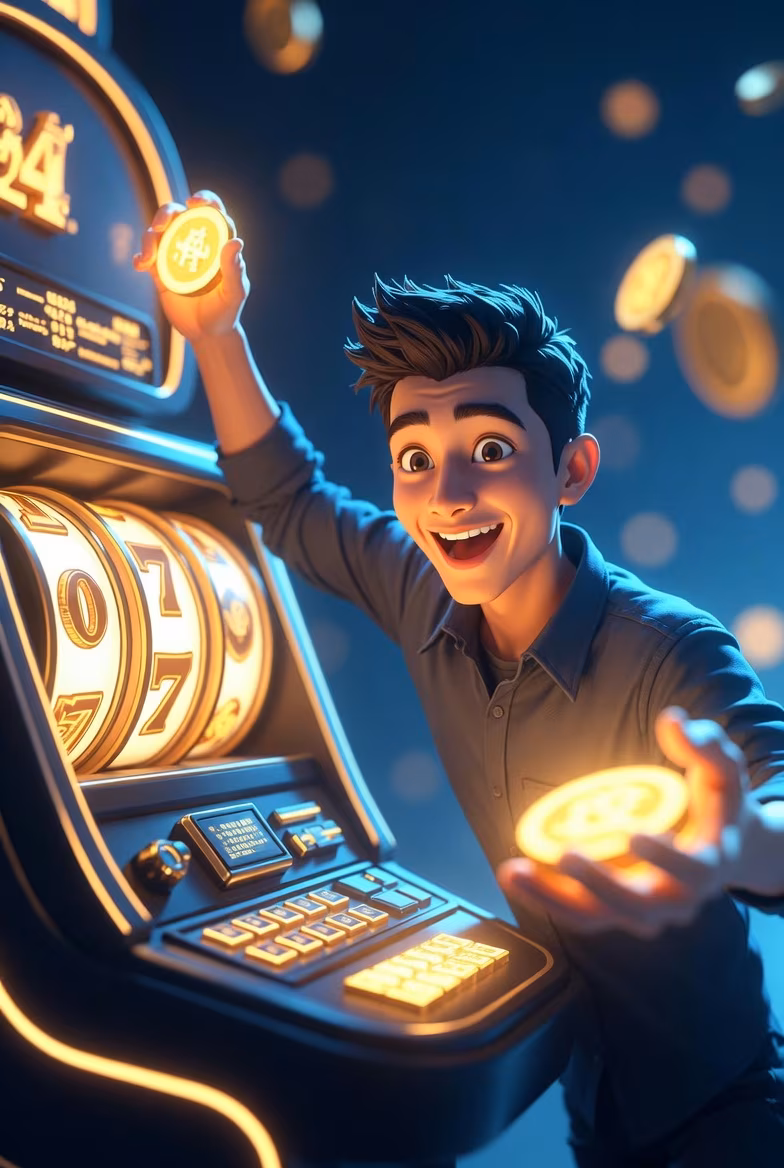 Golden virtual Coins of the woapartments platform